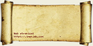 Mihailo Adamović vizit kartica